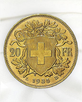 Monete d'oro marengo Svizzera