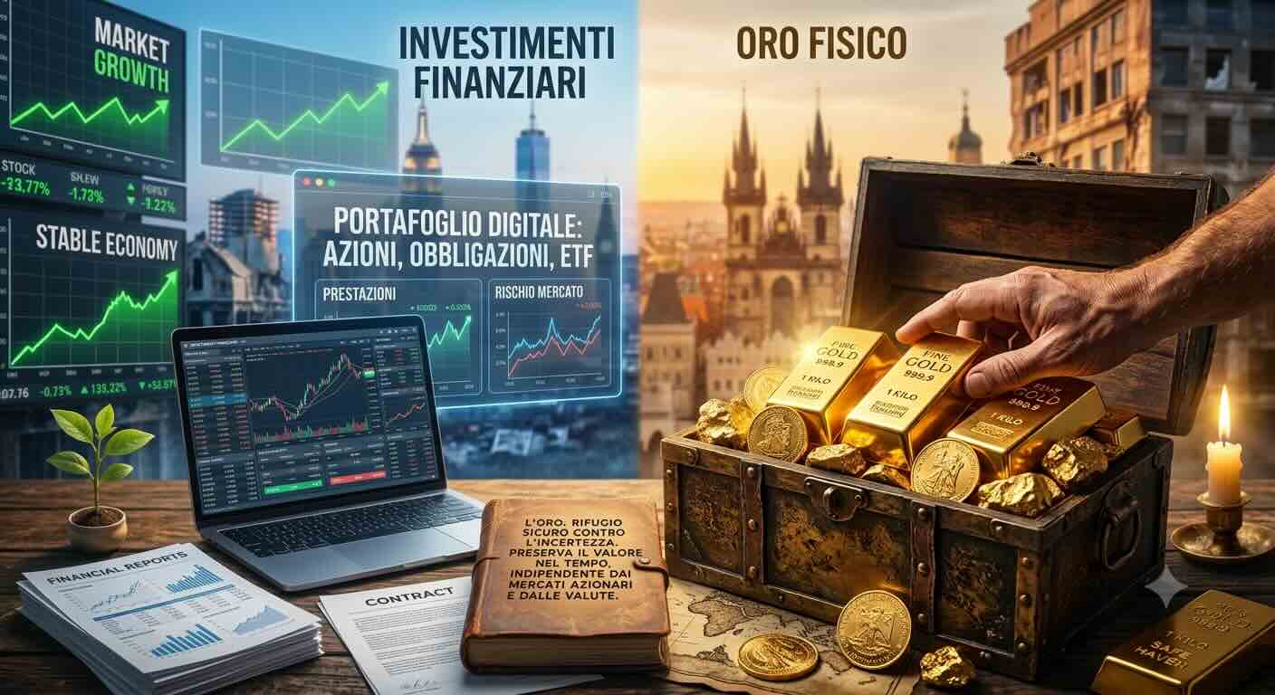 investimenti oro fisico e finanziari